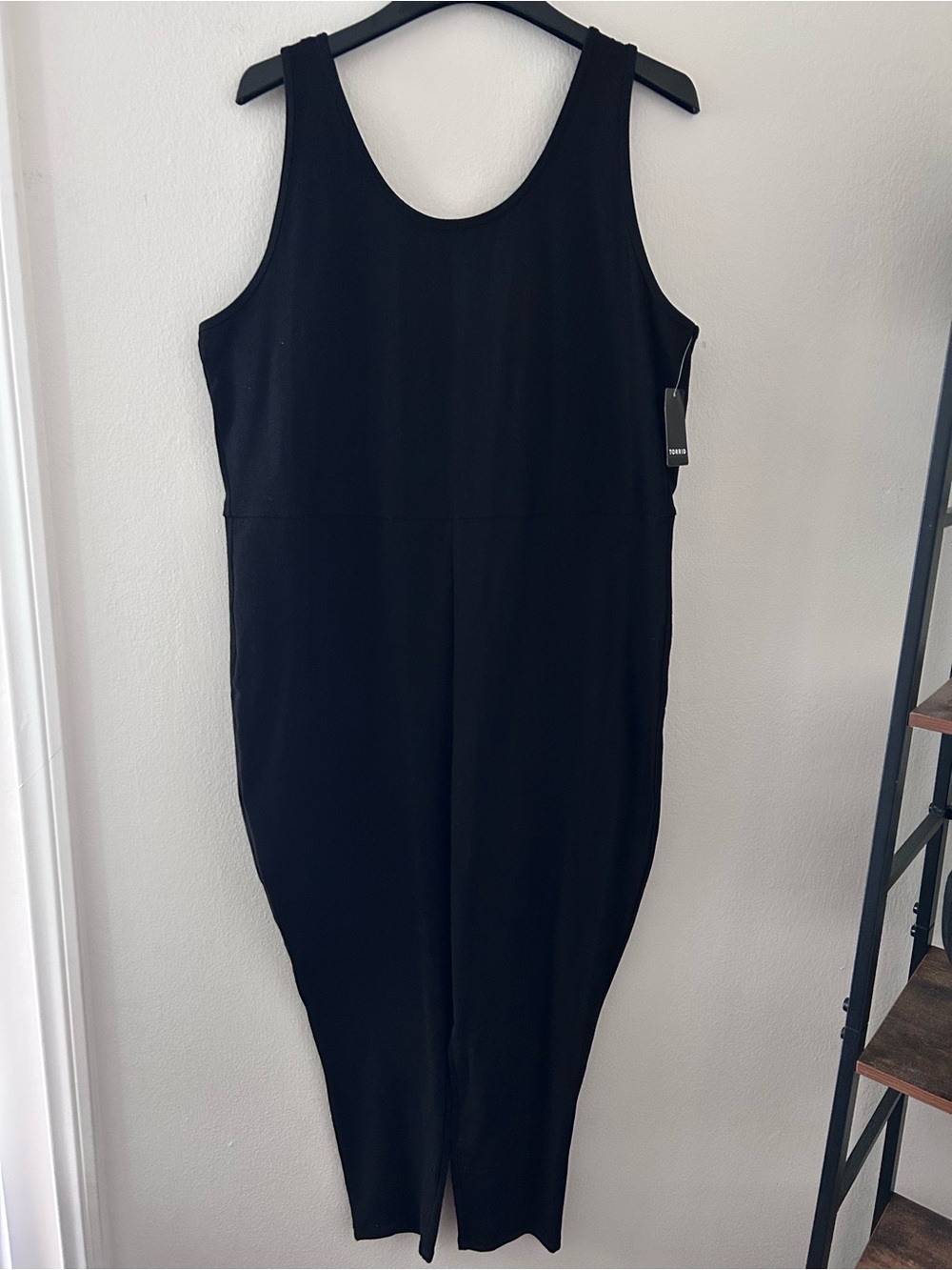 Torrid Black Sleeveless Catsuit Active Jumpsuit Scoop Neck Athletic Size 4X